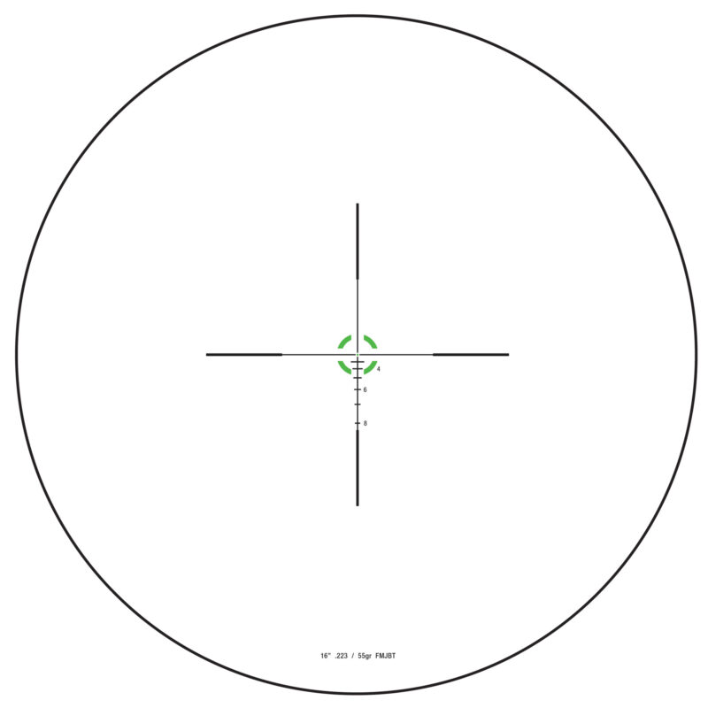 TRIJICON CREDO 1-4X24 SFP BDC GREEN