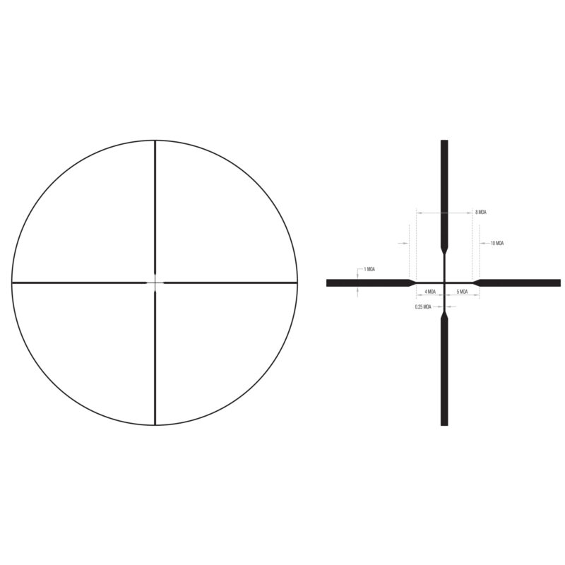 TRIJICON HURON 3-9X40 STD DPLX