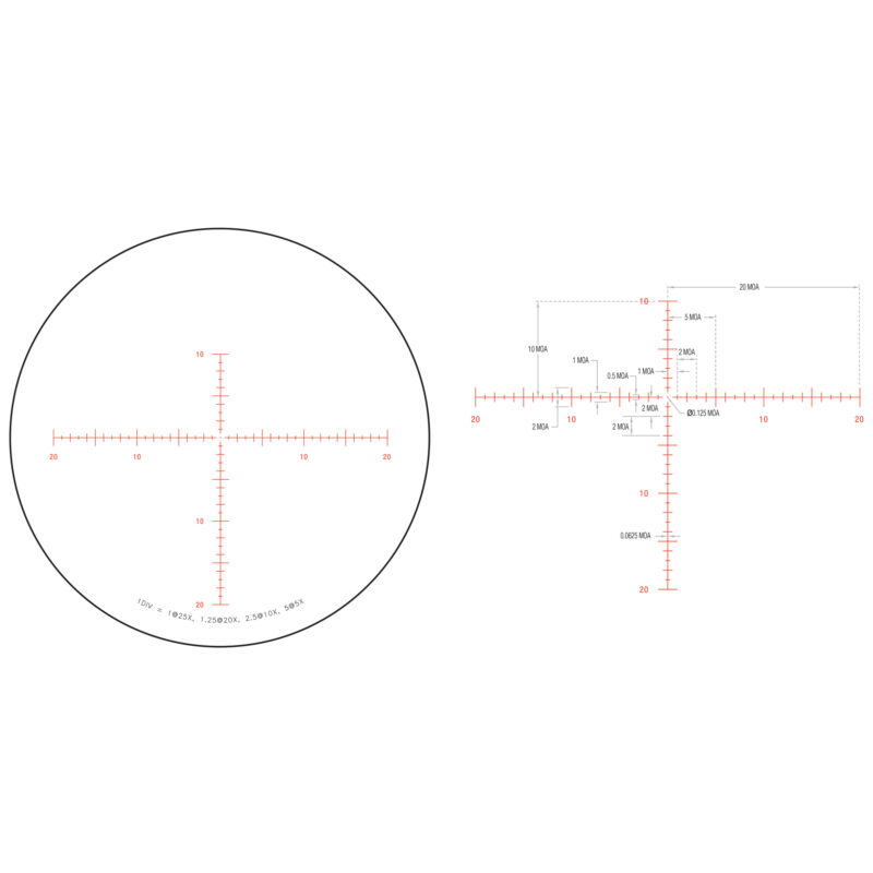 TRIJICON TENMILE HX 5-25X50 SFP MOA