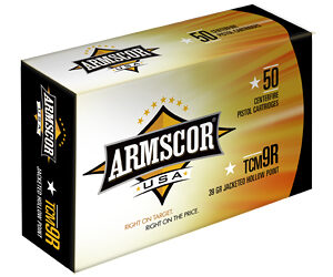 ARMSCOR 22TCM9R 39GR JHP 50/1000