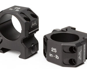 SIG BUCKMSTRS RINGS 1' ALUM LOW BLK