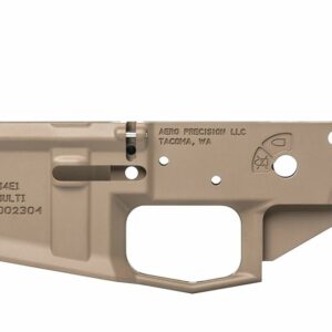 Aero Precision M4E1 Forged Stripped AR15 Lower Receiver - FDE Cerakote