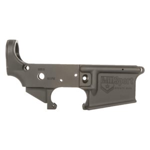 ATI MILSPORT Aluminum MULTI-CAL Lower Receiver - Black | Stripped