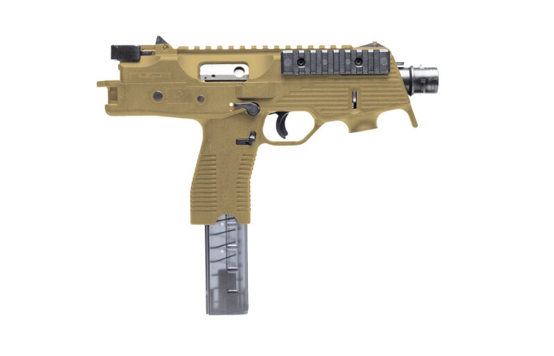 B&T TP9 Pistol - Coyote Tan | 9mm | 5' Threaded Barrel | 30rd | w/ 25mm 3-Lug