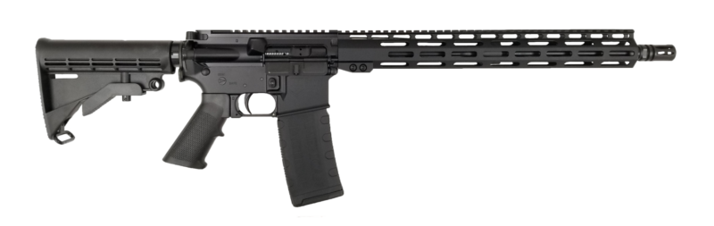 ATI MILSPORT Forged Aluminum AR Rifle - Black | 5.56NATO | 16' barrel |  15' M-LOK Rail