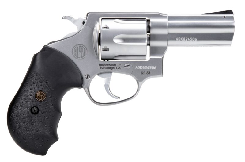 Rossi RM63 Revolver - Stainless | .357 Mag | 3' Barrel | 6rd | Rubber grip