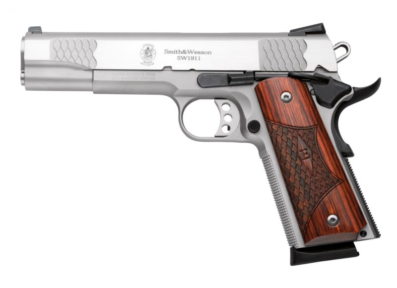 SMITH AND WESSON SW1911 45ACP 5' SS/WD E-SERIES
