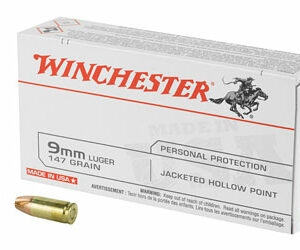 WIN USA 9MM 147GR JHP 50/500