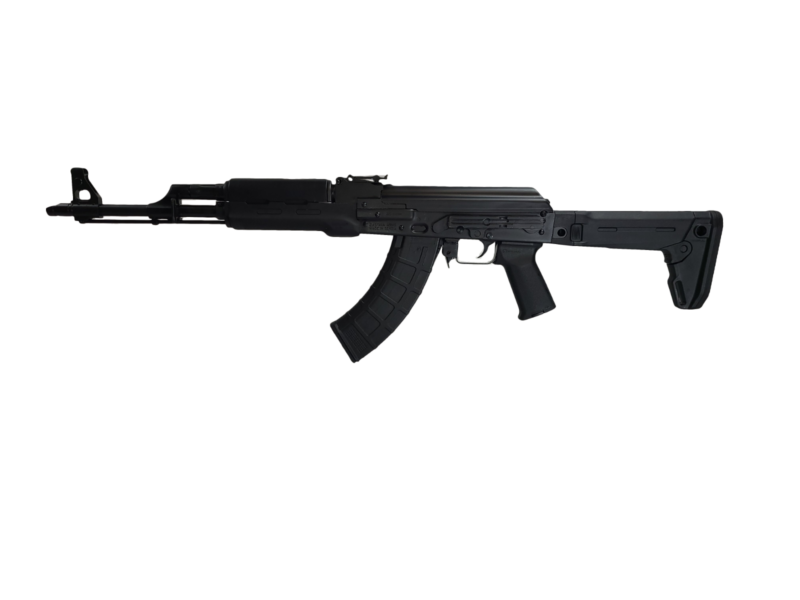 Zastava ZPAPM70 AK-47 Rifle BULGED TRUNNION 1.5MM RECEIVER - Black | 7.62x39 | 16.3' Chrome Lined Barrel | Magpul MOE Grip & Zhukov Stock