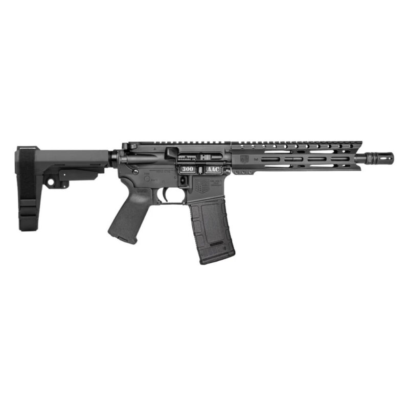 Diamondback Firearms Carbon DB-15 300 BLK Semi-Auto Pistol - Black | 10' Threaded Barrel | SBA3 Arm Brace |1x30rd Mag