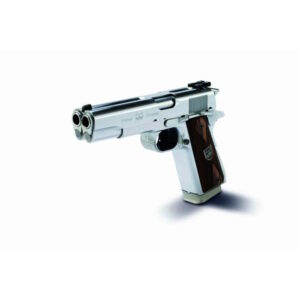 Arsenal Firearms AF2011-A1 “Second Century” Double Barrel Pistol - Stainless | .45ACP | 5' Twin Barrels | 7+7 Parallel Mag | Walnut Wood Grips