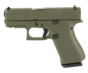GLOCK 43X 9MM 10RD OD GREEN FRT RAIL