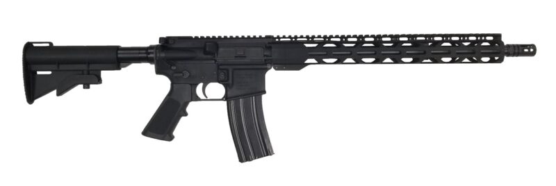 Radical Firearms Forged AR15 Rifle - Black | .300 BLK | 16' Barrel | 15' Free Float M-LOK Thin Rail | CAR-15 Style Stock