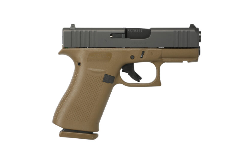 GLOCK G43X 9MM FDE 3.39' 10+1 FS FR