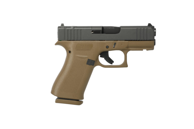 GLOCK G43X 9MM FDE 3.39' MOS RAIL