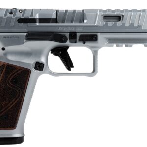 CANIK SFx RIVAL-S Pistol - Chrome | 9mm | 5' Barrel | 2 - 18rd Mag |Rosewood Grips | Steel Frame
