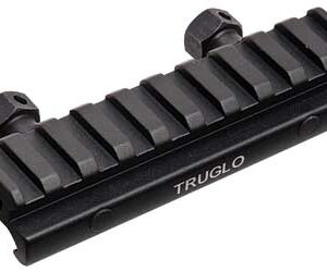 TRUGLO PICATINNY RISER MOUNT BLACK