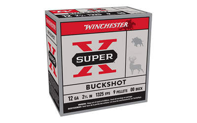WIN SUPER-X 12GA 2.75' 00BUCK 25/250, photo WIN SUPER-X 12GA 2.75' 00BUCK 25/250