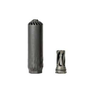Huxwrx FLOW 6K Suppressor + Flash Hider - Black