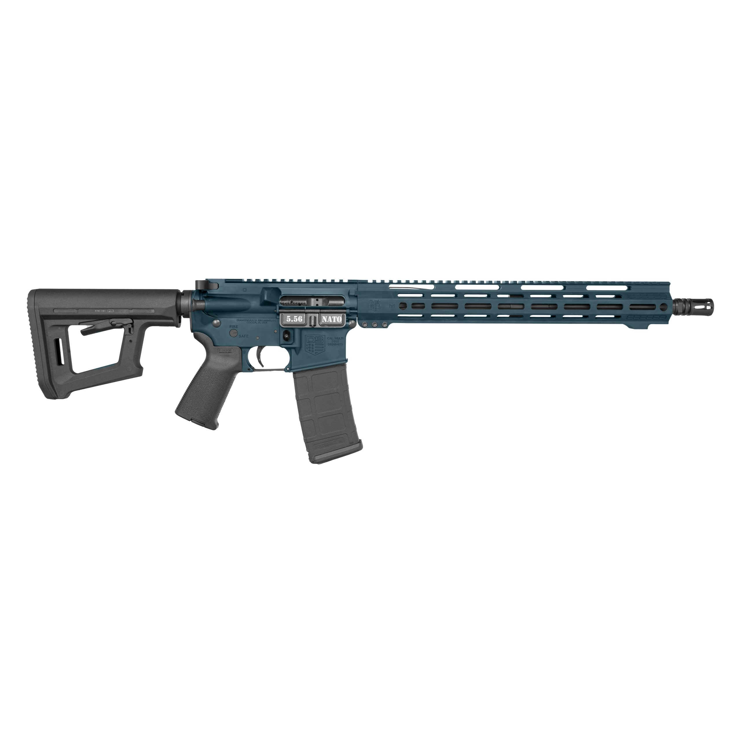 DIAMONDBACK FIREARMS DB15 5.56 JJ BLUE 16' M-LOK, photo DIAMONDBACK FIREARMS DB15 5.56 JJ BLUE 16' M-LOK