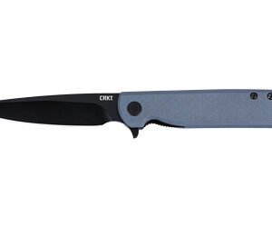 CRKT LCK+ PLAIN EDGE 3.38' GRY/BLK