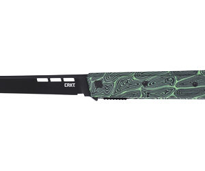 CRKT ZEPHYR 3.22' PLAIN EDGE GRN/WHT