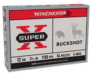 WIN SUPER-X 12GA 3.5' 4 BUCK 5/250