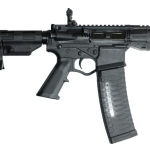 ATI ALPHA MAXX AR Pistol - Black | 5.56NATO | 7.5' barrel | 7' M-LOK Polymer Handguard | Flip-up sights | 60rd mag | Rear Blade