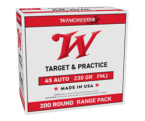 WIN USA TRGT 45ACP 230GR FMJ 200/600
